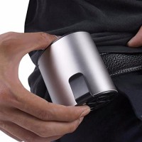 Yezijin Mini Portable Waist Fan USB Rechargeable Cool Air Hand Held Travel Blower Cooler (Silver) - B07FYKQFZ9